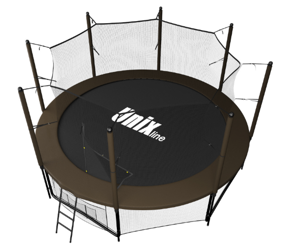 Батут UNIX line Black&Brown 12 ft (inside) Батут UNIX line Black&Brown 12 ft (inside)
