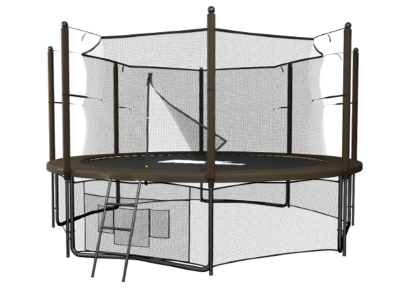 Батут UNIX line Black&Brown 12 ft (inside) Батут UNIX line Black&Brown 12 ft (inside)