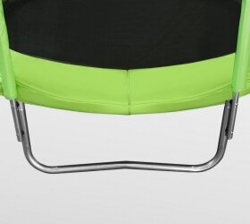 Батут Arland 14FT с внутренней страховочной сеткой и лестницей (Light green)