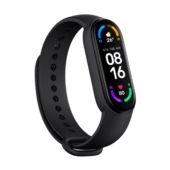Фитнес-браслет Xiaomi Mi Smart Band 6 (черный)