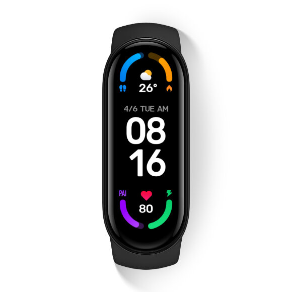 Фитнес-браслет Xiaomi Mi Smart Band 6 (черный)