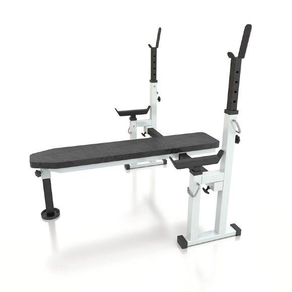 Скамья для жима лежа со страховочными упорами ProfiGym