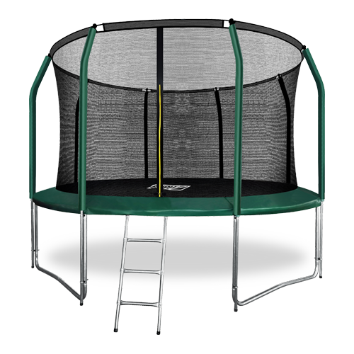 Батут премиум Arland 12FT с внутренней страховочной сеткой и лестницей (Dark green) Батут премиум Arland 12FT с внутренней страховочной сеткой и лестницей (Dark green)