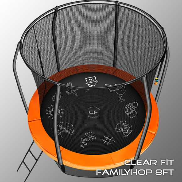 Батут Clear Fit FamilyHop 8Ft