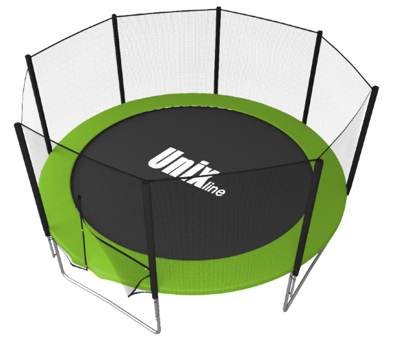 Батут UNIX line Simple 12 ft Green (outside) Батут UNIX line Simple 12 ft Green (outside)