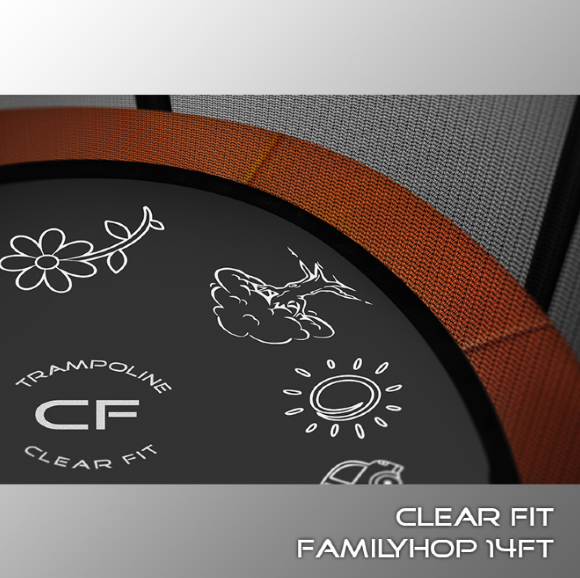 Батут Clear Fit FamilyHop 14Ft