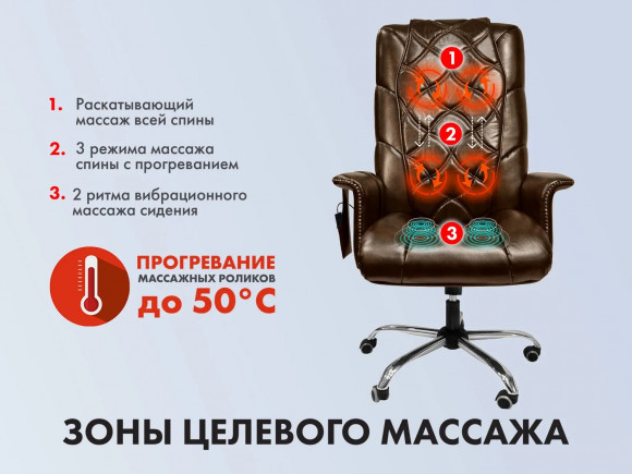 Массажное кресло Ego PRIME EG1003 ШОКОЛАД (Арпатек)