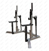 Стойка для пауэрлифтинга (домкратная) со страховочными упорами ProfiGym ПЛ-0080-F Стойка для пауэрлифтинга (домкратная) со страховочными упорами ProfiGym ПЛ-0080-F