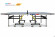 Теннисный стол Start Line Double Fish 233 синий Теннисный стол Start Line Double Fish 233 синий