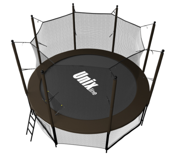 Батут UNIX line Black&Brown 8 ft (inside) Батут UNIX line Black&Brown 8 ft (inside)